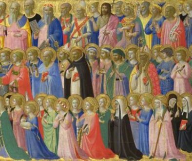 Fra Angelico, c.1400-1455; The Forerunners of Christ with Saints and Martyrs: Inner Right Predella Panel